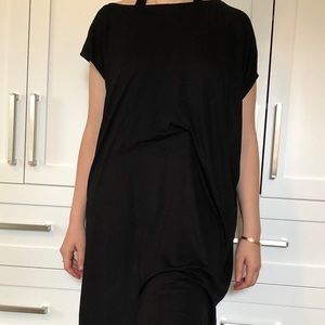 All Saints moderately worn soft black dress